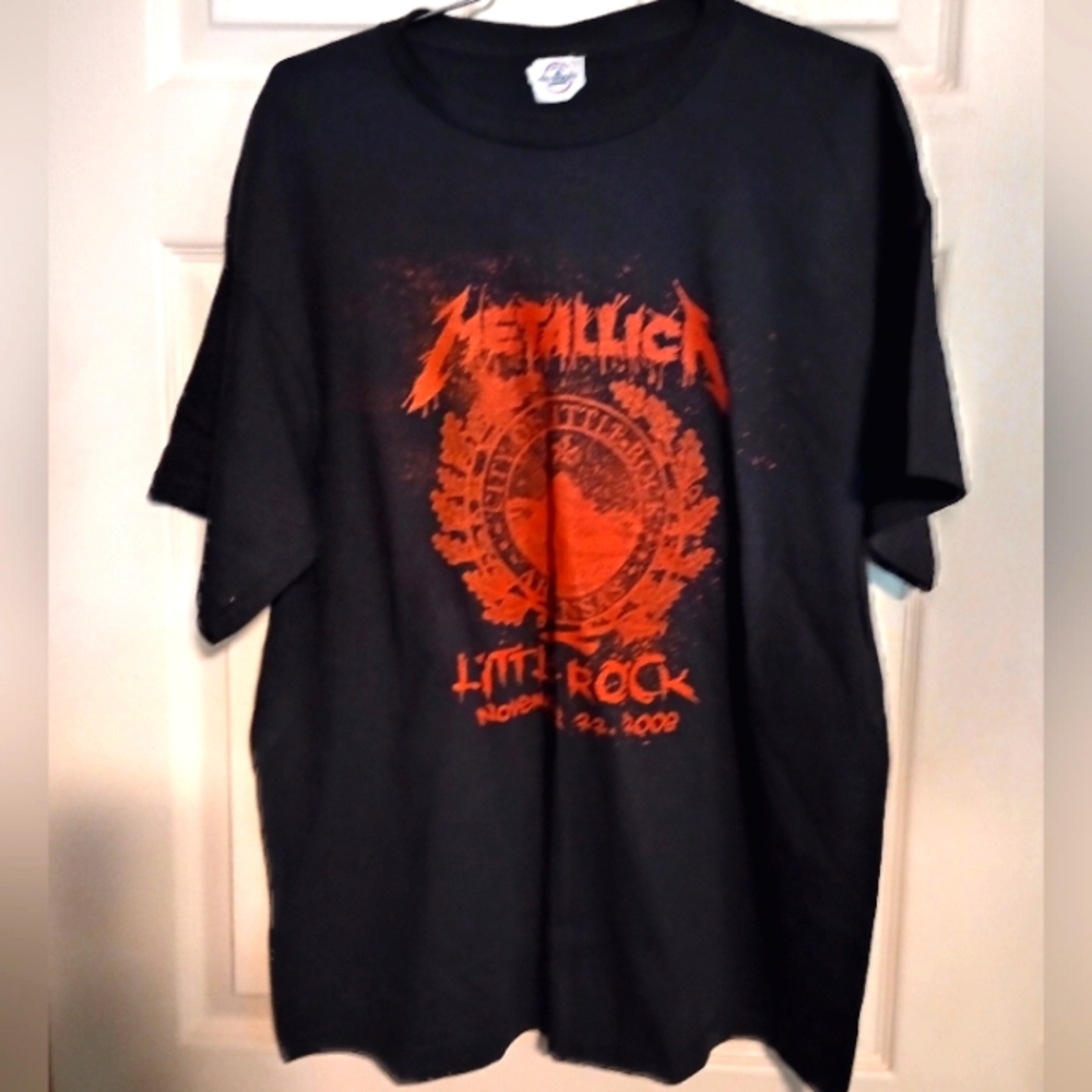 NWOT Metallica Show Your Scars 2008 Tour T-shirt Size Large
